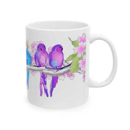 Blossoms & Birds Ceramic Mugs