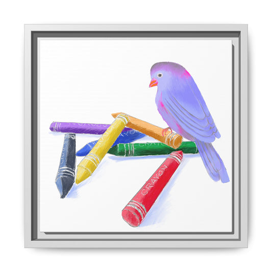 Jolly Birds Matte Canvas Framed