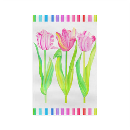 Vibrant Tulip Microfiber Tea Towel