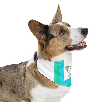 Pet Bandana Collar Colorful Flutter Charm