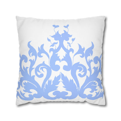 Blue and White Porcelain Square Pillowcase