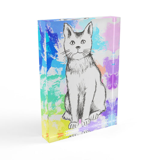 Kitty Fun Acrylic Block