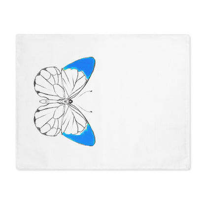 Placemat, 1pc Lucy Butterfly Med Blue