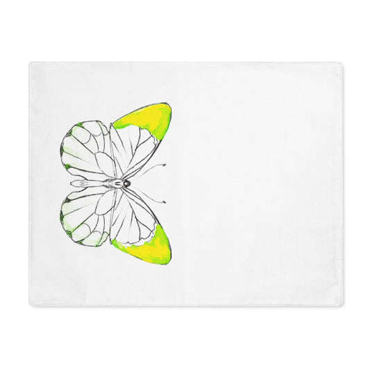 Placemat, 1pc Lucy Butterfly  Light Yellow