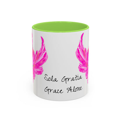 Vibrant Tulips Mugs “Sola Gratia”