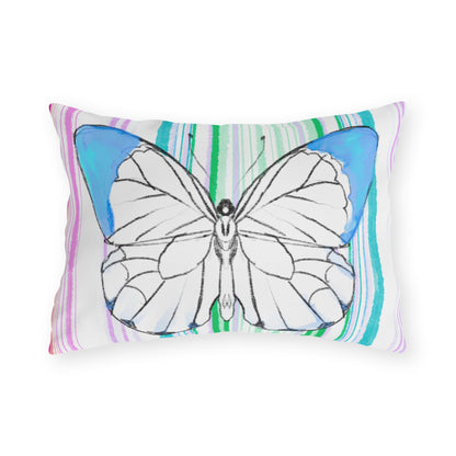 Pillows Outdoor Watercolor Butterfly Whimsy