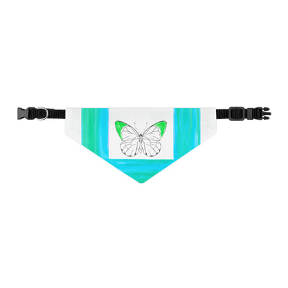 Pet Bandana Collar Colorful Flutter Charm