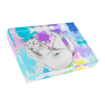 Kitty Fun Acrylic Block