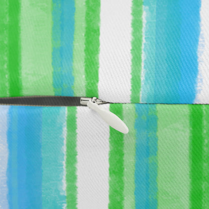 Pillows Spun Polyester Lumbar Watercolor Stripes