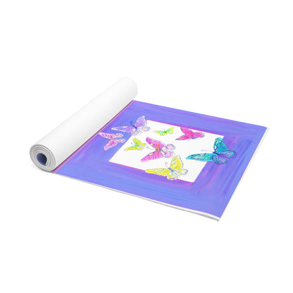 Foam Yoga Mats Butterfly & Color Blocks
