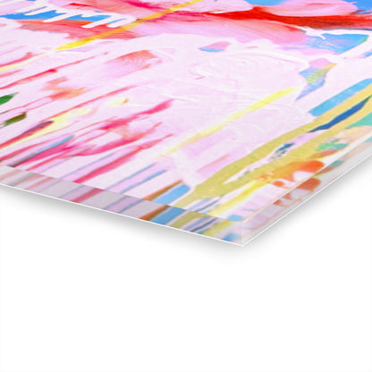 Acrylic Wall Art Color Drizzle