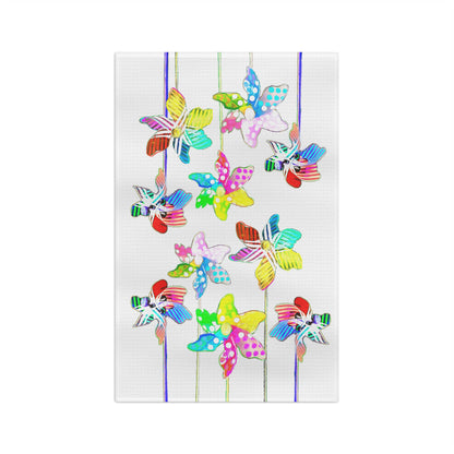 Dish Towels Microfiber Pinwheel Parade