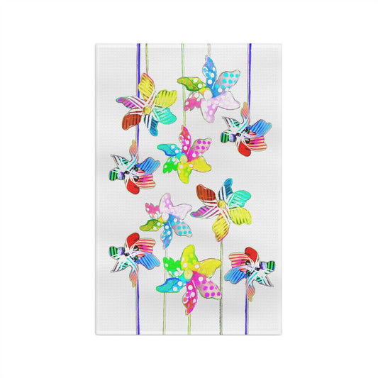 Dish Towels Microfiber Pinwheel Parade