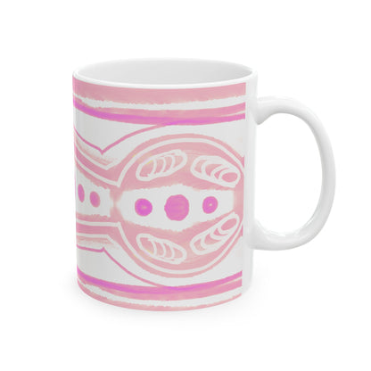 Pattern Play Mug  Dark Pink