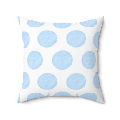 Polka Dot Joy Polyester Square Pillow “Solus Christus…”