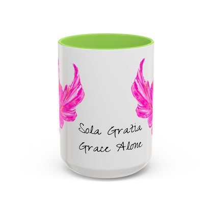 Vibrant Tulips Mugs “Sola Gratia”