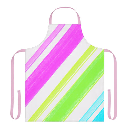 Aprons Watercolor Diagonal Stripes