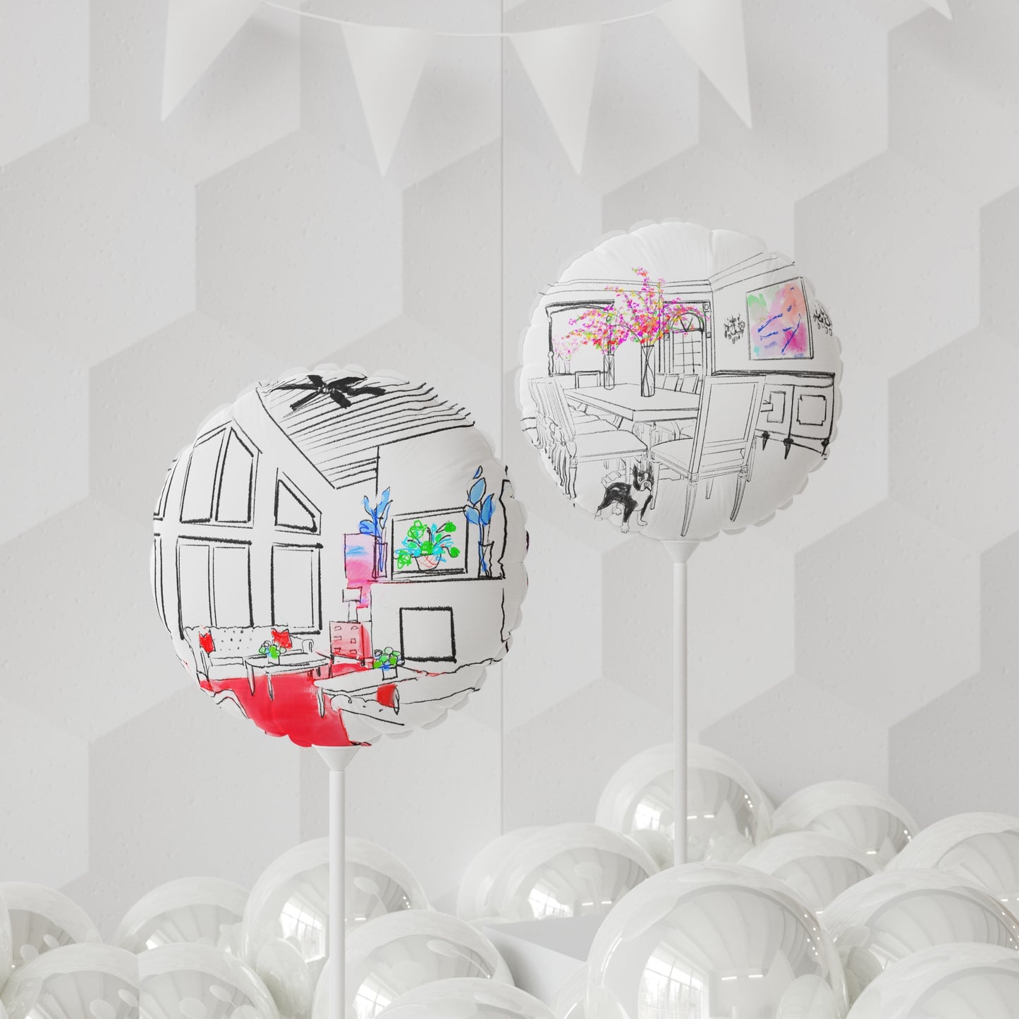 Balloon Round 11" House Warming