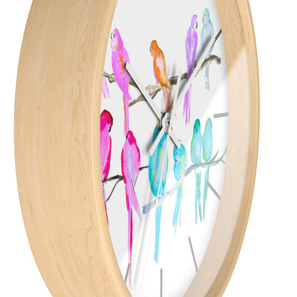 Jolly Birds Wall Clock, Multi-Color