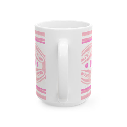 Pattern Play Mug  Dark Pink