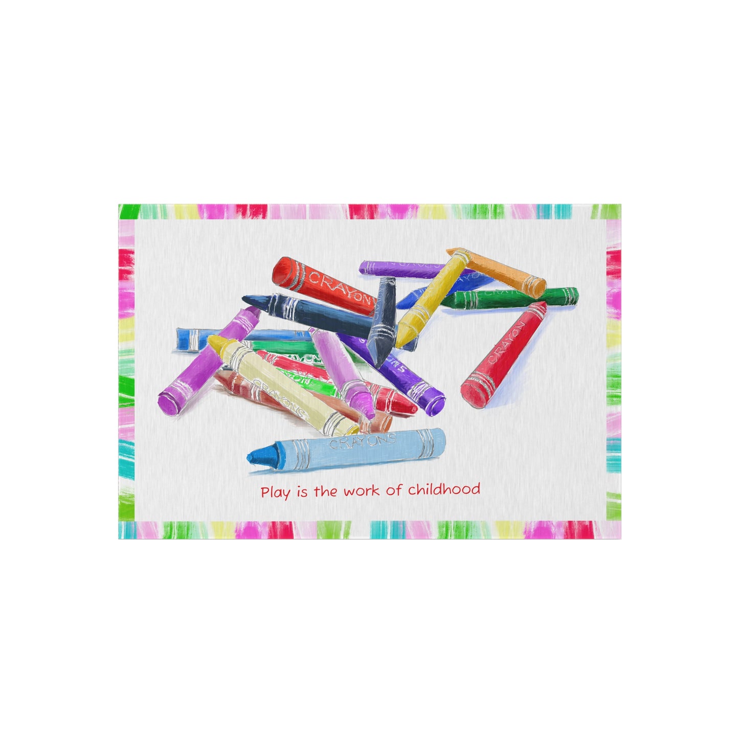 Pattern Play Indoor/Outdoor Rug Play is the work of childhood