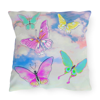 Outdoor Pillows Fluttering Butterflies D