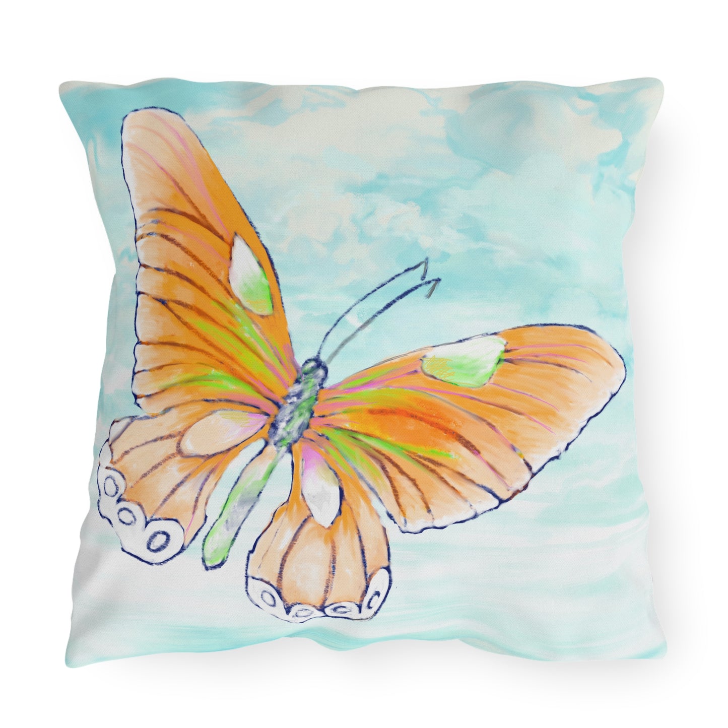 Outdoor Pillows Butterfly Flutter