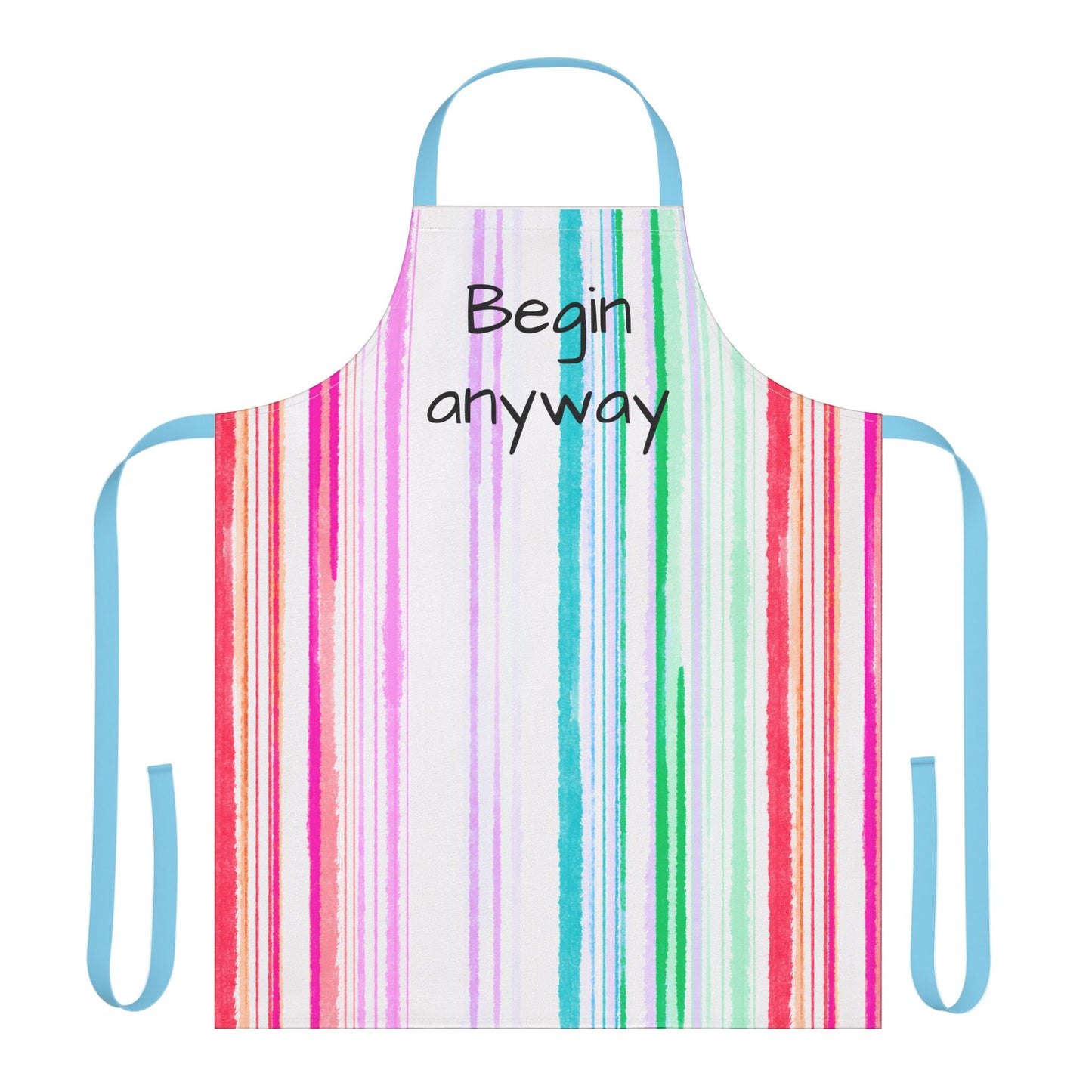 Watercolor Stripes Apron  Begin Away