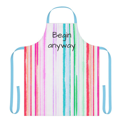 Watercolor Stripes Apron  Begin Away
