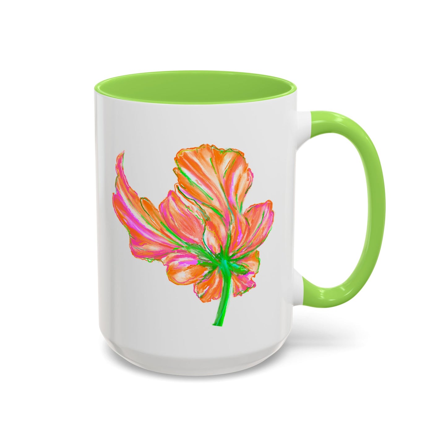 Vibrant Tulips Mugs