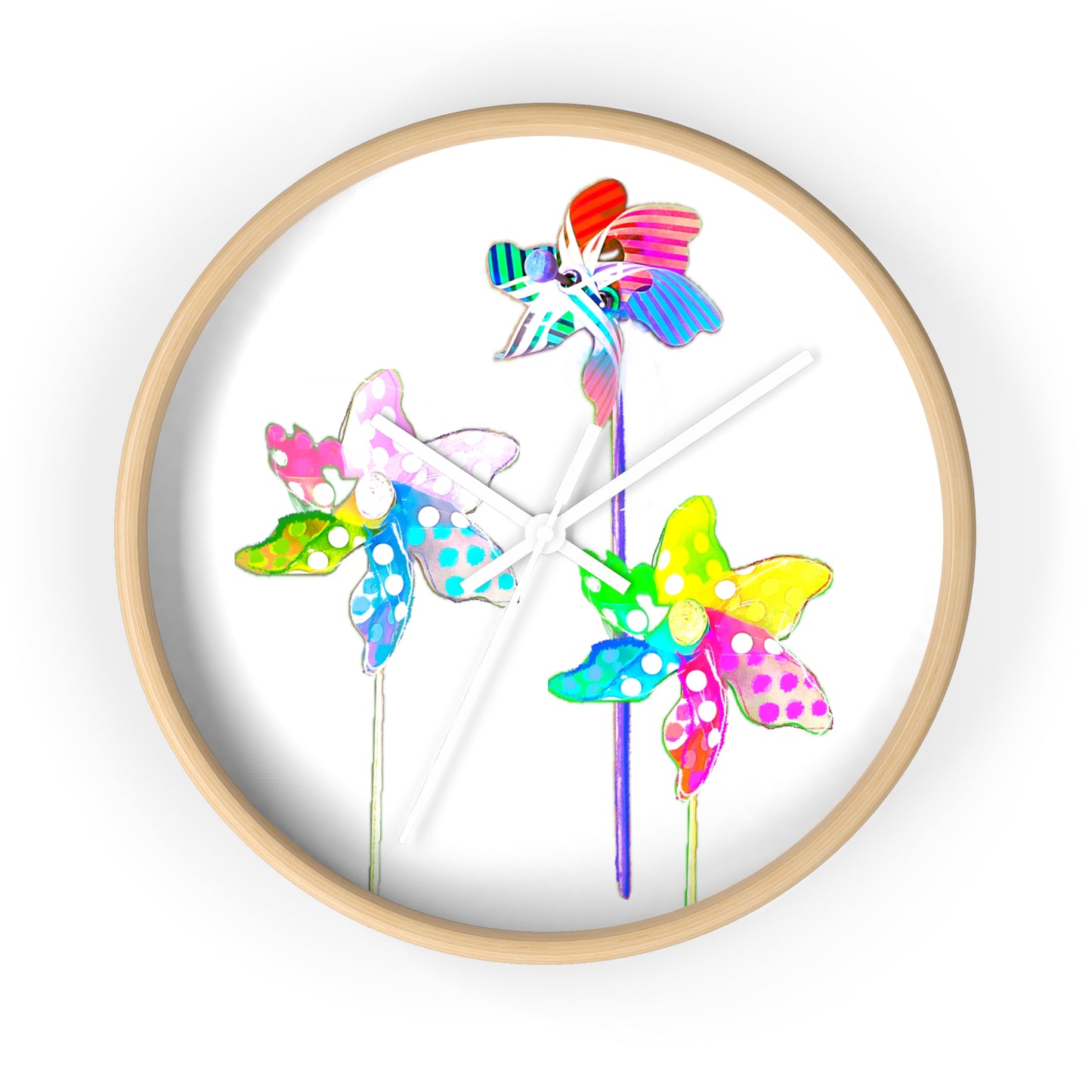 Celebrations Pin Wheel Wall Clock