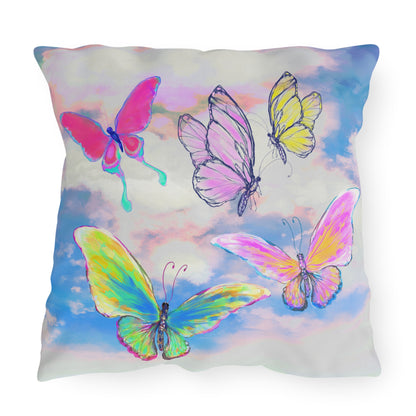 Outdoor Pillows Fluttering Butterflies C