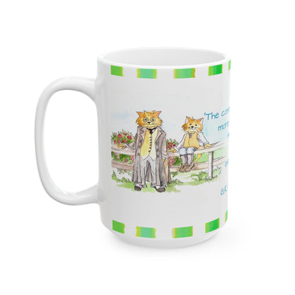Kitty Fun Mug “The common people care…”