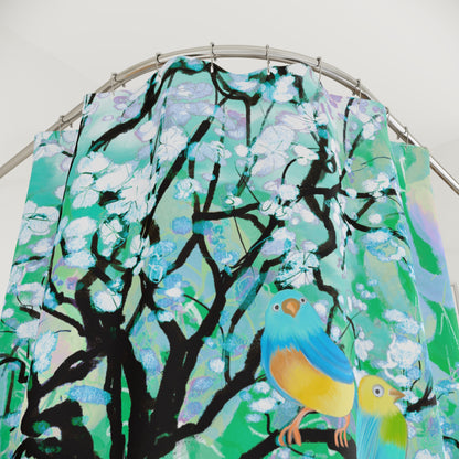 Shower Curtains Joyful Landscapes