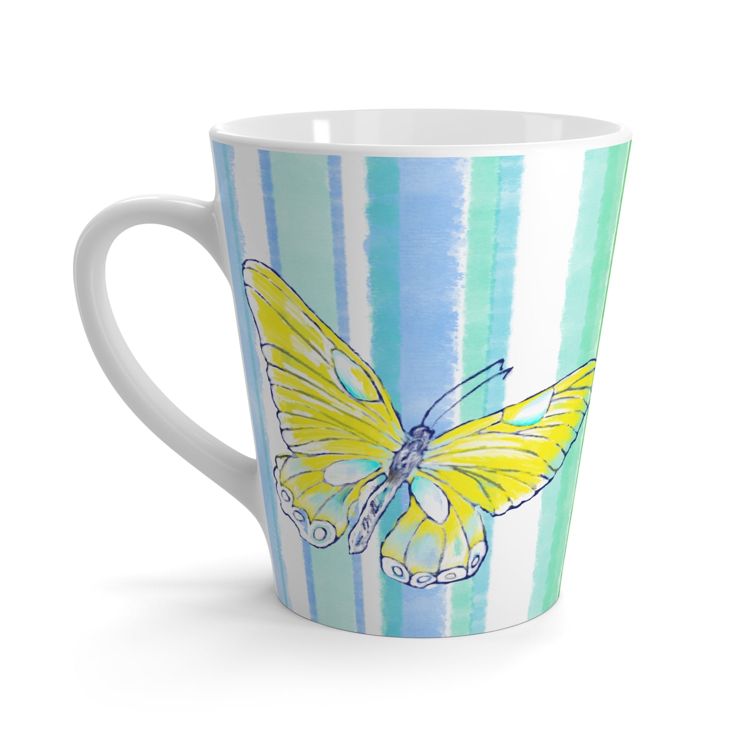 Fun Stripes Latte Mug