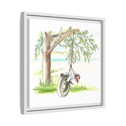 Dogi Fun Matte Canvas Framed