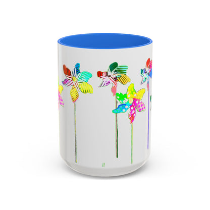Pinwheels Mug Blue