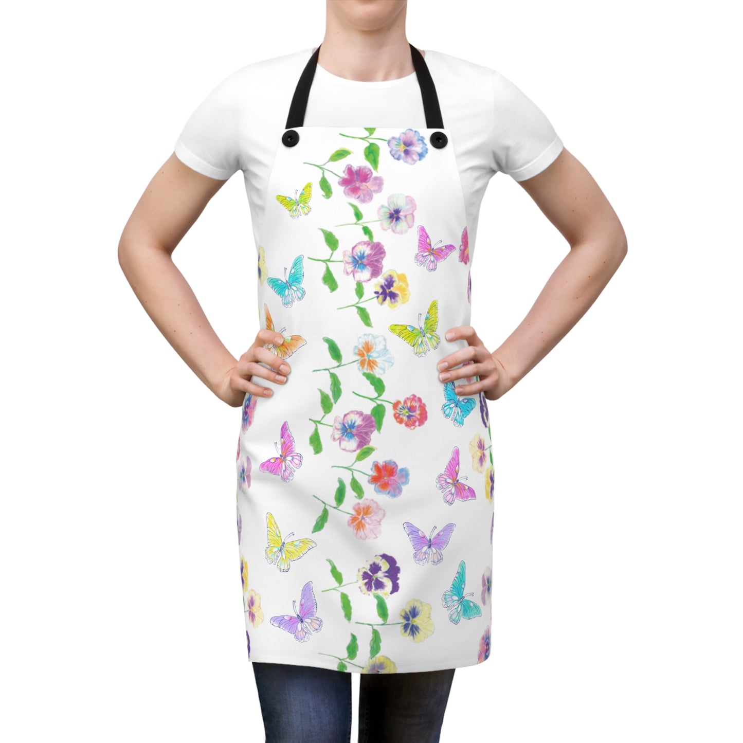 Flower Fun Pansy Apron