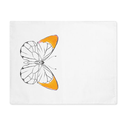 Placemat, 1pc Lucy Butterfly Light Orange