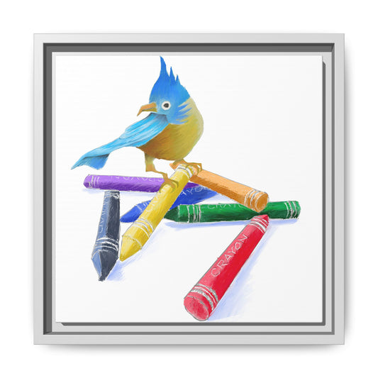 Jolly Birds Matte Canvas Framed