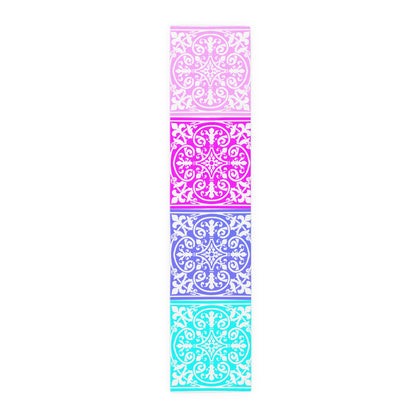 Table Runner Scroll Work Art (Cotton or Poly)