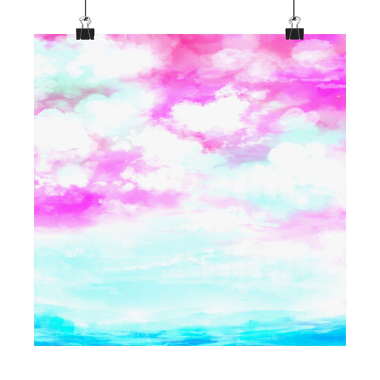 Art Decor Matte Posters Cloud Song