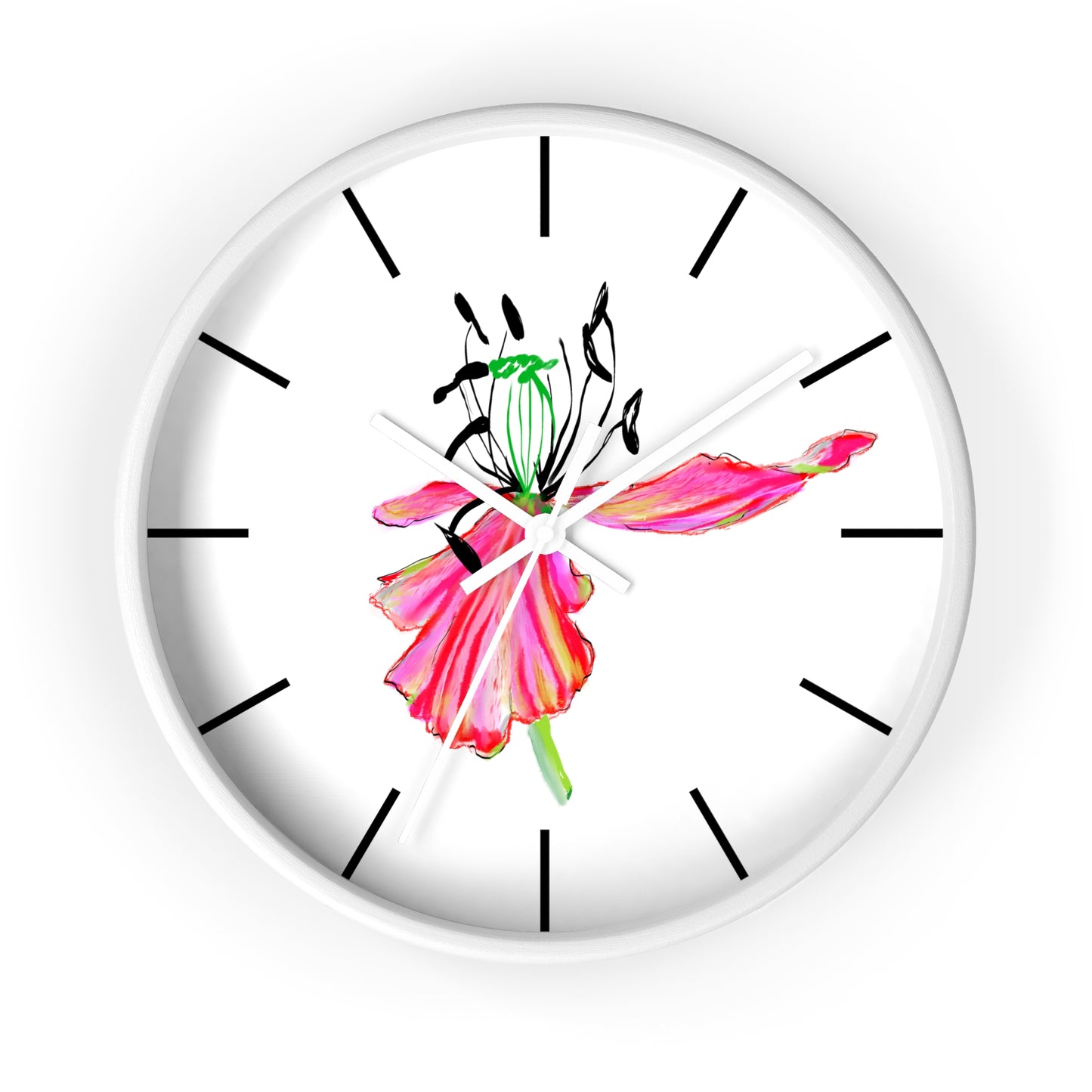 Tulip Love Wall Clock