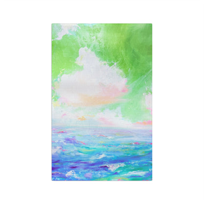 Dish Towels  Microfiber Sky Kiss Green