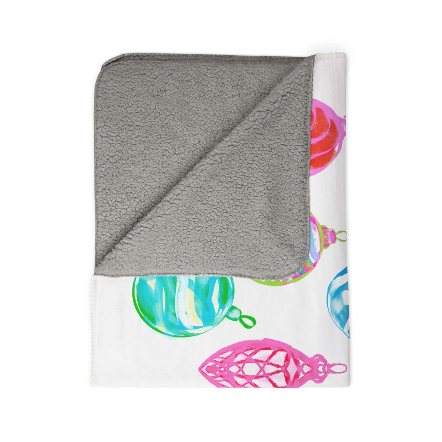 Fleece Sherpa Blanket Christmas Snuggle