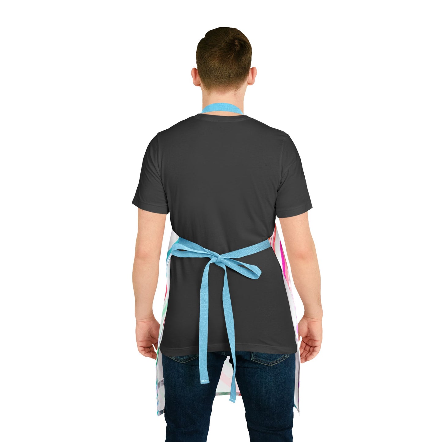 Aprons Butterfly Diagonal Stripes