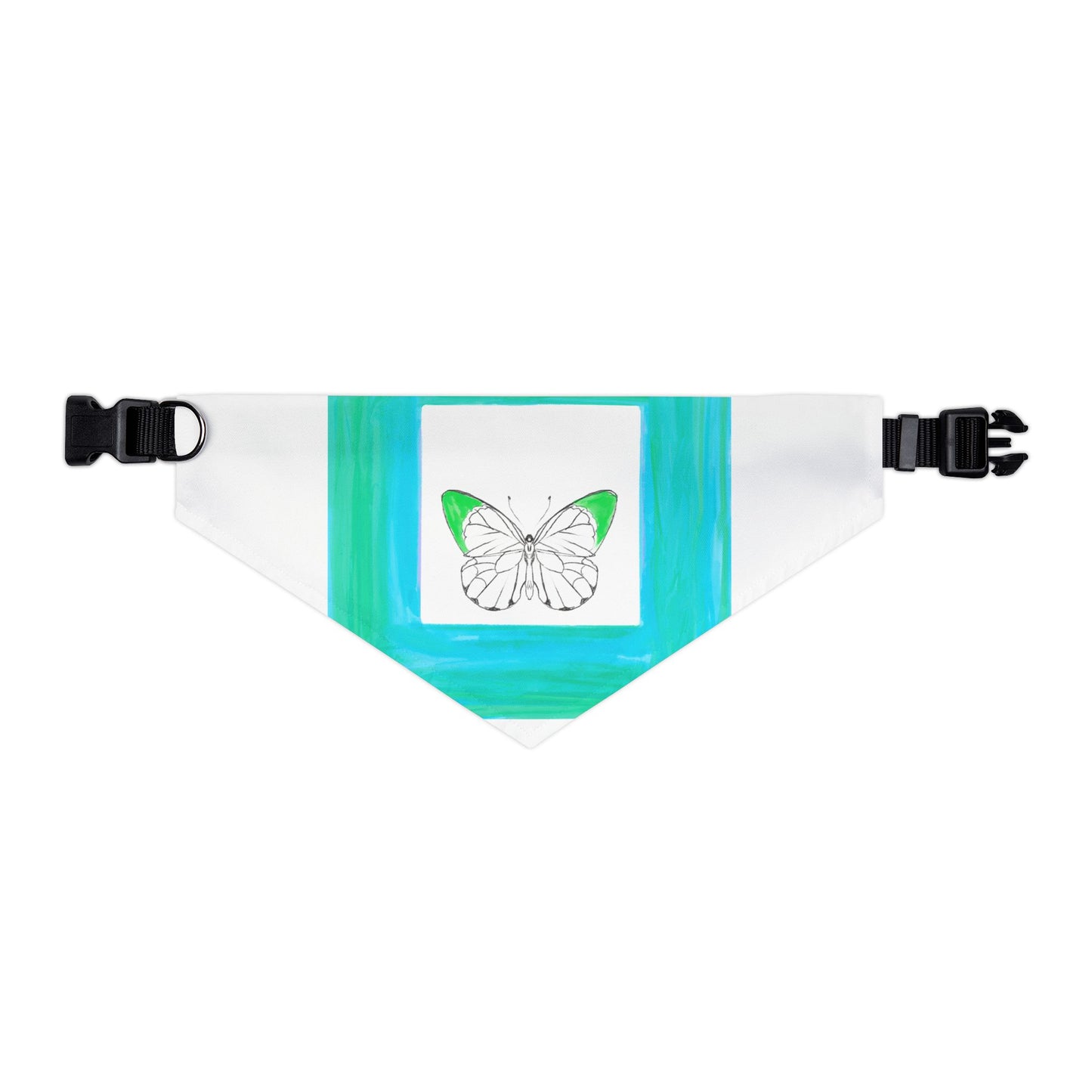 Pet Bandana Collar Colorful Flutter Charm