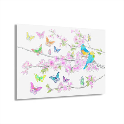 Blossom Whirl Acrylic Prints French Cleat Hanging A-Top picture
