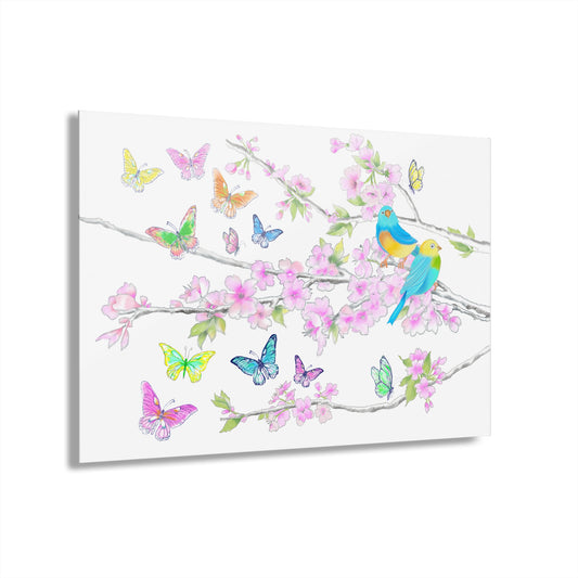 Blossom Whirl Acrylic Print French Cleat Hanging A-Top picture for "We Fly Where God Thinks Best"