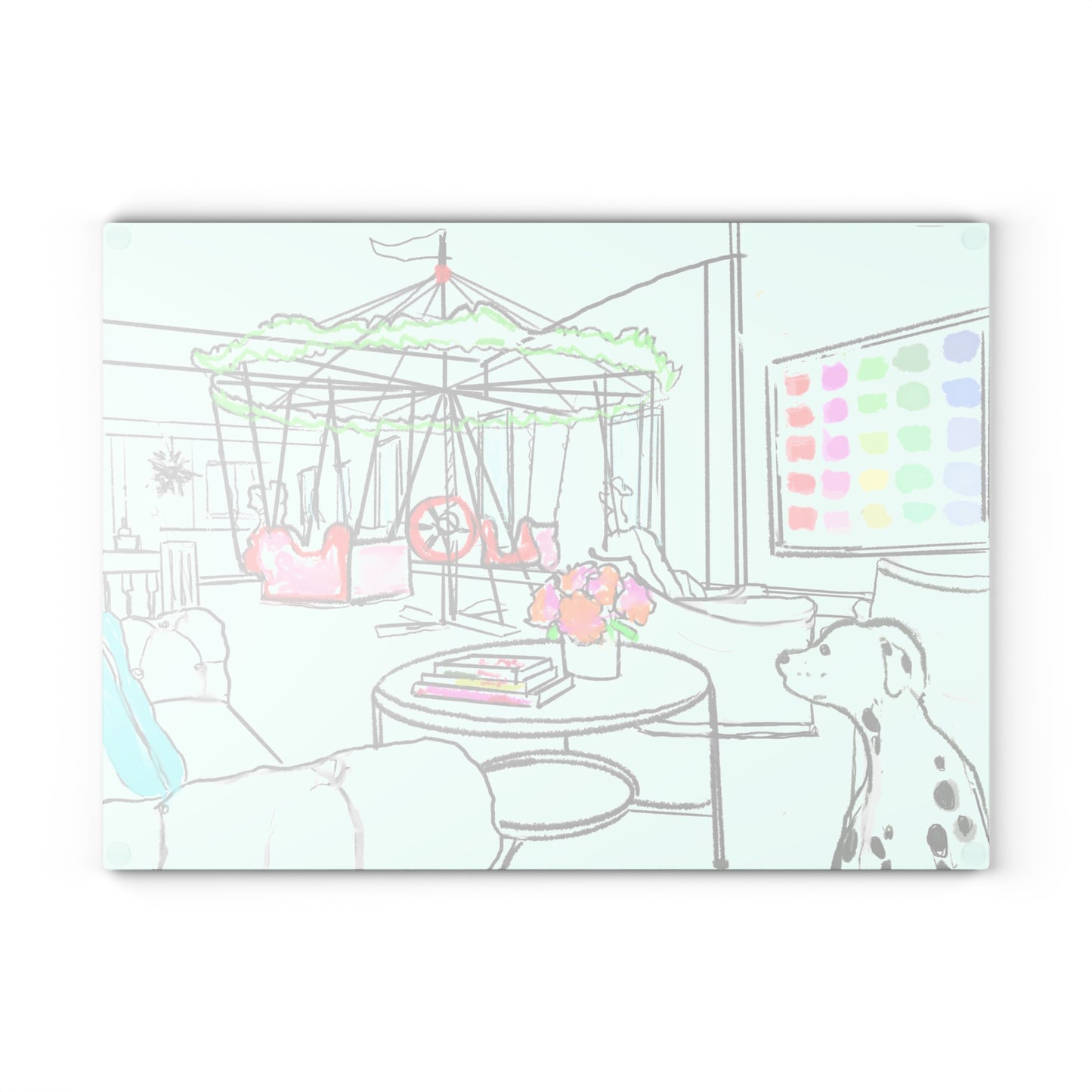 Glass Cutting Board Sketch & Slice